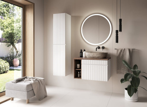 Comad Armadietto sospeso bagno alto con 2 ante Iconic Bianco