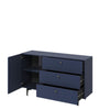 Lenart Credenza a 3 cassetti e 1 anta Colours Small CS 04 Opaco Blu