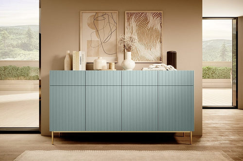 Bogart Credenza a 4 cassetti e 4 ante Nicole 200-4D4SZ Verde