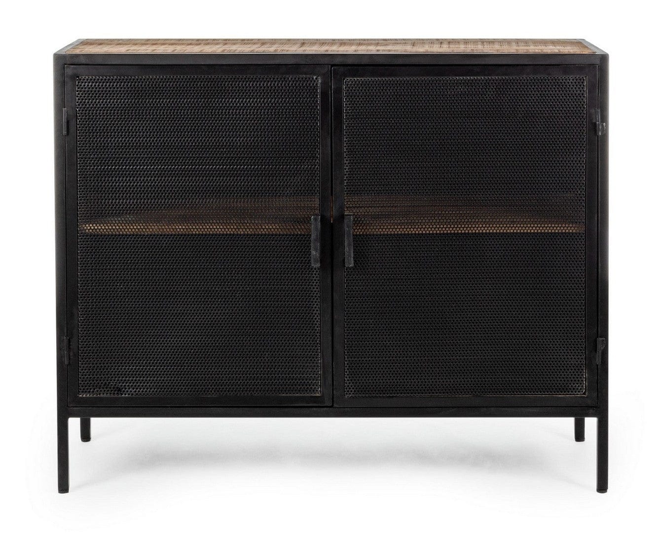 Bizzotto Credenza con 2 ante Roderic Nero