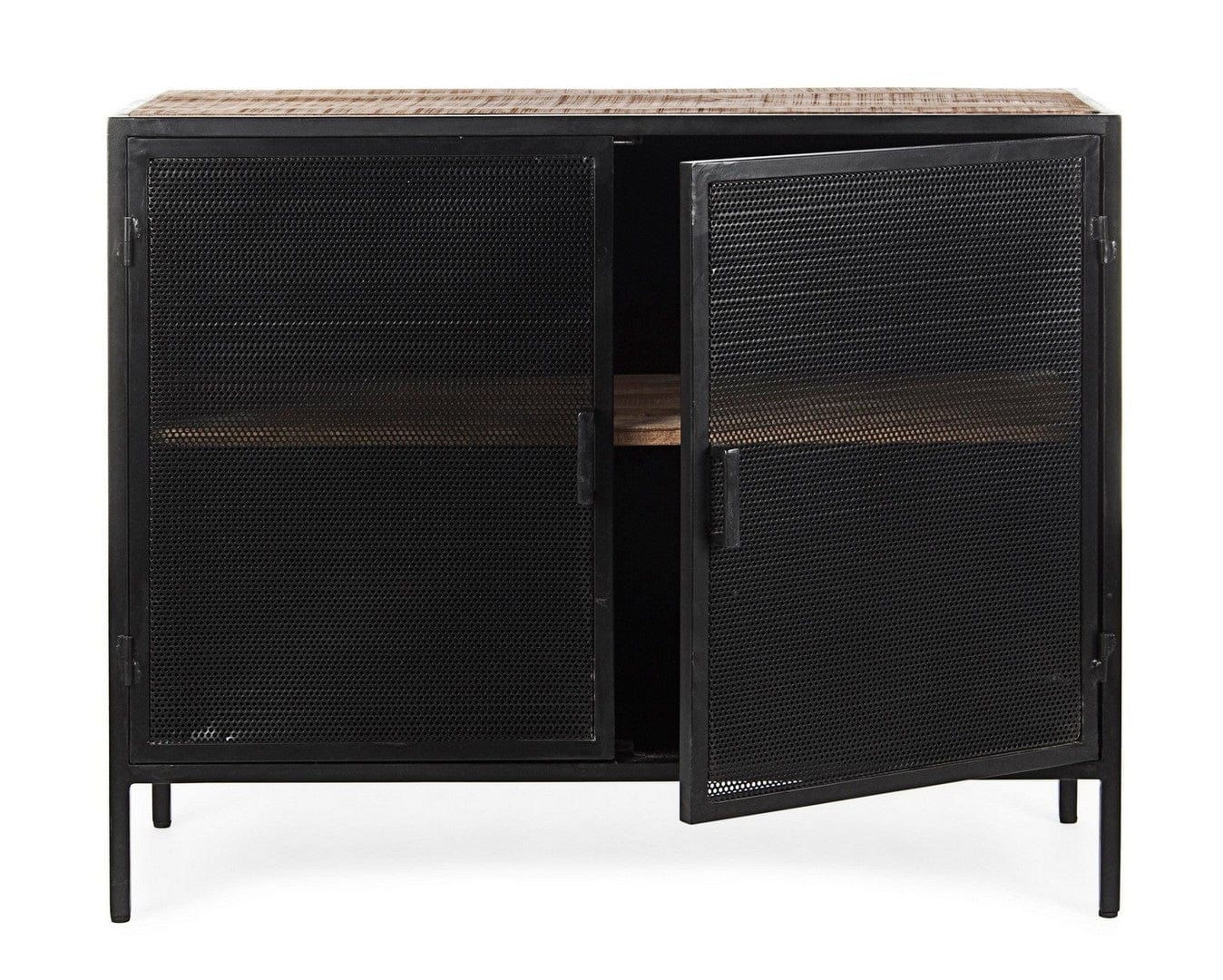 Bizzotto Credenza con 2 ante Roderic Nero