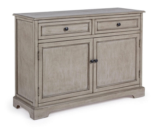 Bizzotto Credenza con 2 cassetti e 2 ante Margaret Grigio