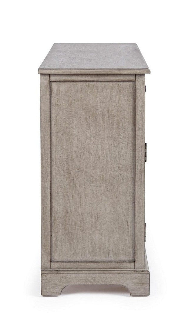 Bizzotto Credenza con 2 cassetti e 2 ante Margaret Grigio