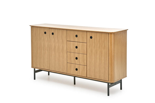 Halmar Credenza con 2 cassetti e 3 ante Samart KM-1 Quercia