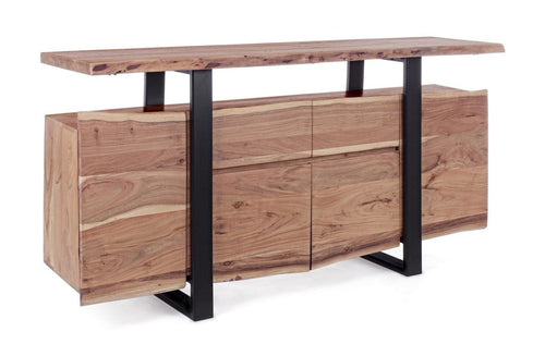 Bizzotto Credenza con 2 cassetti e 4 ante Artur Naturale