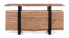 Bizzotto Credenza con 2 cassetti e 4 ante Artur Naturale