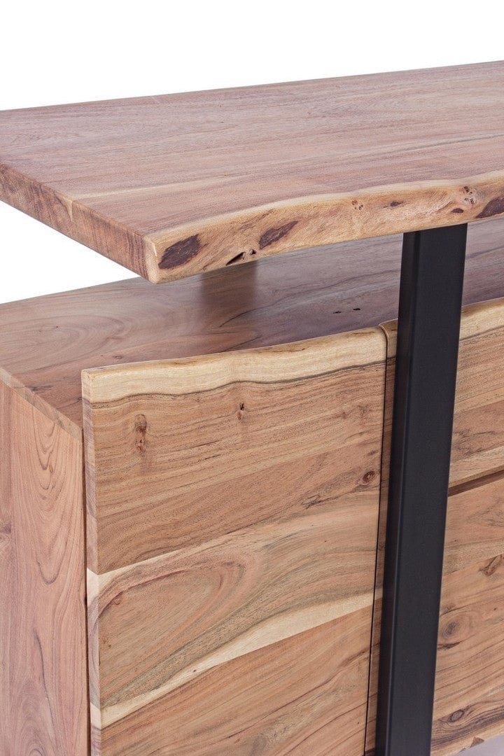 Bizzotto Credenza con 2 cassetti e 4 ante Artur Naturale