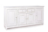 Bizzotto Credenza con 2 cassetti e 4 ante Colette Bianco