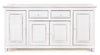 Bizzotto Credenza con 2 cassetti e 4 ante Colette Bianco