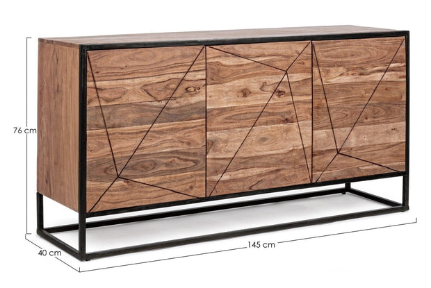 Bizzotto Credenza con 3 ante Egon Naturale