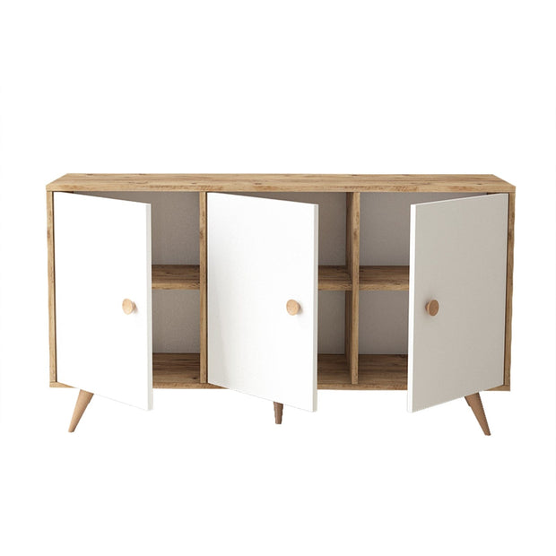 Asir Credenza con 3 ante Vilamo VL12-211 Bianco