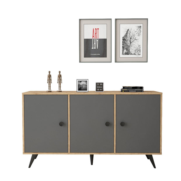 Asir Credenza con 3 ante Vilamo VL12-222 Antracite