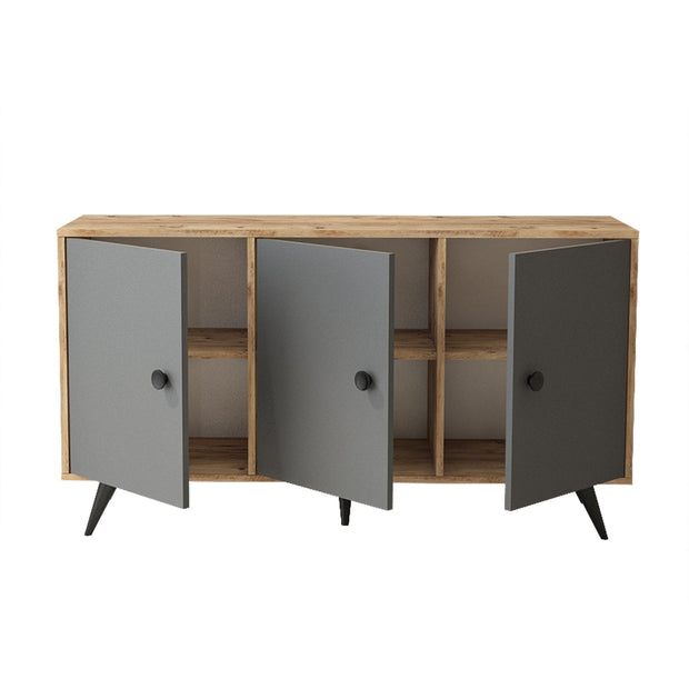 Asir Credenza con 3 ante Vilamo VL12-222 Antracite