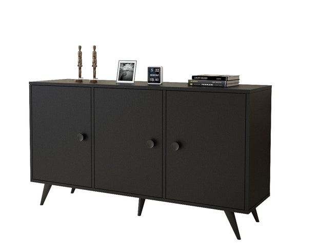 Asir Credenza con 3 ante Vilamo VL12-332 Nero