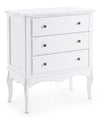 Bizzotto Credenza con 3 cassetti Daisy Bianco