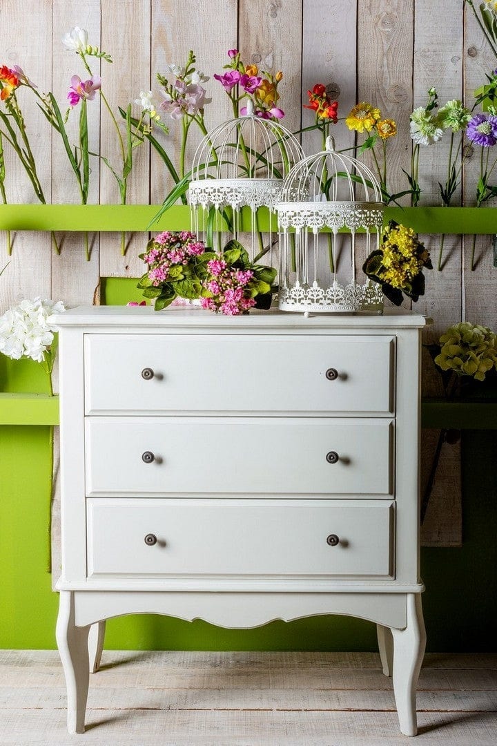 Bizzotto Credenza con 3 cassetti Daisy Bianco