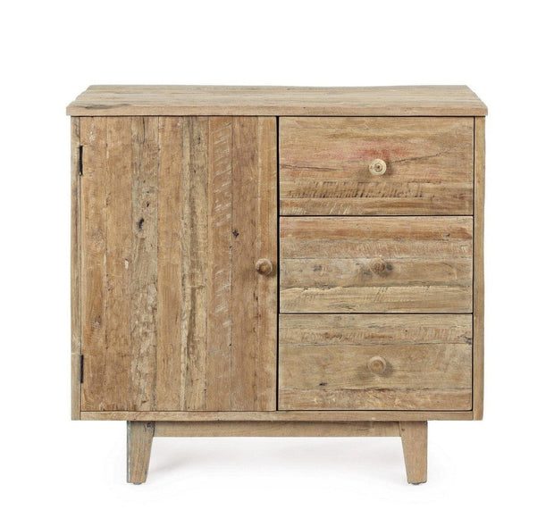 Bizzotto Credenza con 3 cassetti e 1 anta Rania Naturale