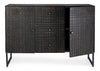 Bizzotto Credenza con 3 cassetti e 2 ante Dorset Grafite