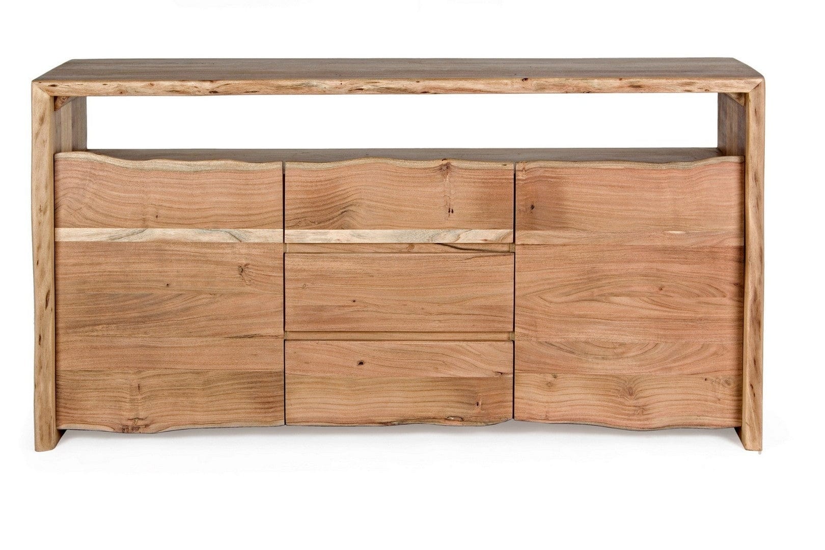 Bizzotto Credenza con 3 cassetti e 2 ante Eneas Naturale