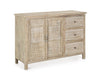 Bizzotto Credenza con 3 cassetti e 2 ante Mayra Naturale