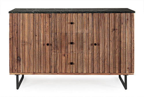 Bizzotto Credenza con 3 cassetti e 2 ante Norfolk Naturale