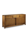 Moycor Credenza con 3 cassetti e 2 ante scorrevoli Star Alto Noce