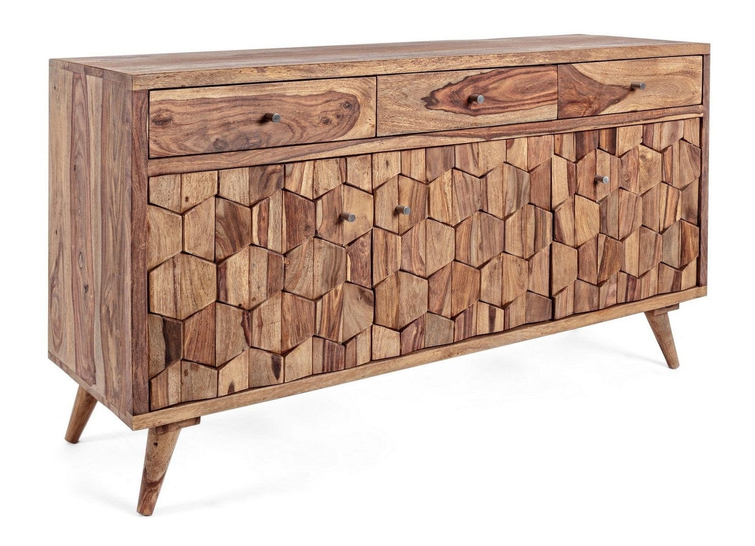 Bizzotto Credenza con 3 cassetti e 3 ante Kant Naturale