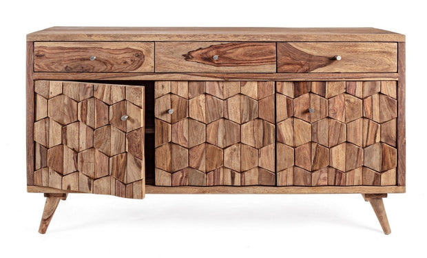 Bizzotto Credenza con 3 cassetti e 3 ante Kant Naturale