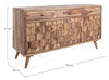 Bizzotto Credenza con 3 cassetti e 3 ante Kant Naturale