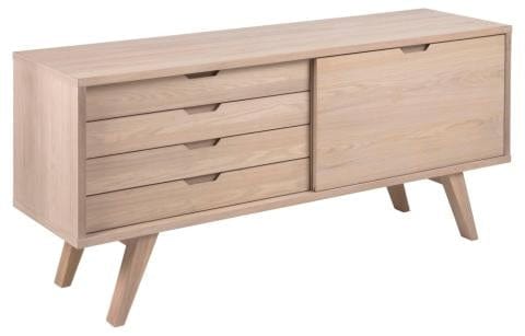 Actona Credenza con 4 cassetti e 1 anta A-Line Quercia