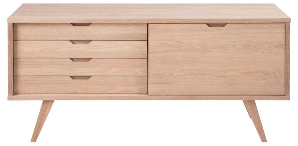 Actona Credenza con 4 cassetti e 1 anta A-Line Quercia