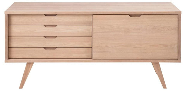 Actona Credenza con 4 cassetti e 1 anta A-Line Quercia