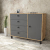 Asir Credenza con 4 cassetti e 1 anta Vilamo VL81-228 Antracite