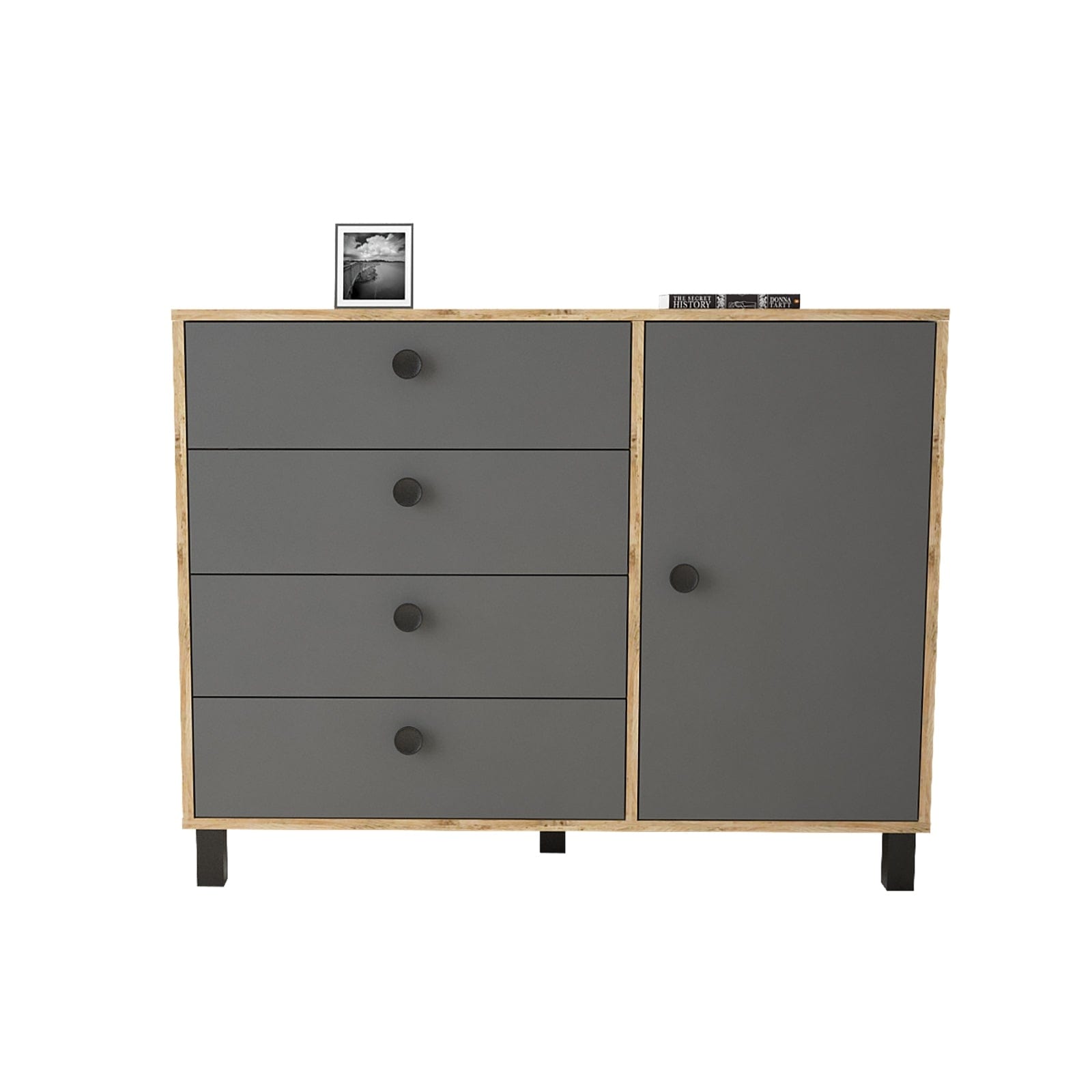 Asir Credenza con 4 cassetti e 1 anta Vilamo VL81-228 Antracite