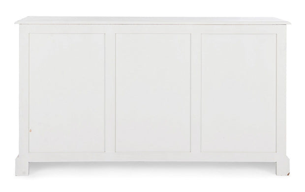 Bizzotto Credenza con 5 cassetti e 3 ante Jefferson Bianco