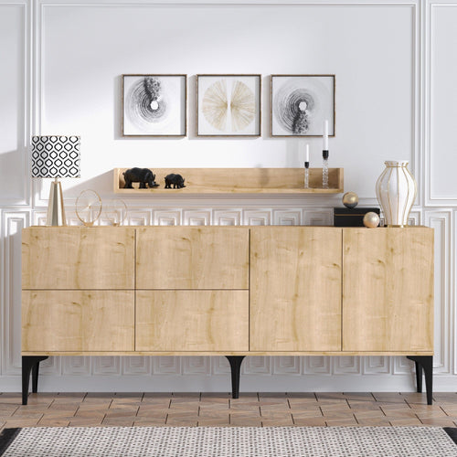 Asir Credenza con 6 ante Stella Quercia