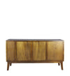 Moycor Credenza con 6 cassetti e 2 ante Artic Noce