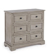 Bizzotto Credenza con 6 cassetti Margaret Grigio