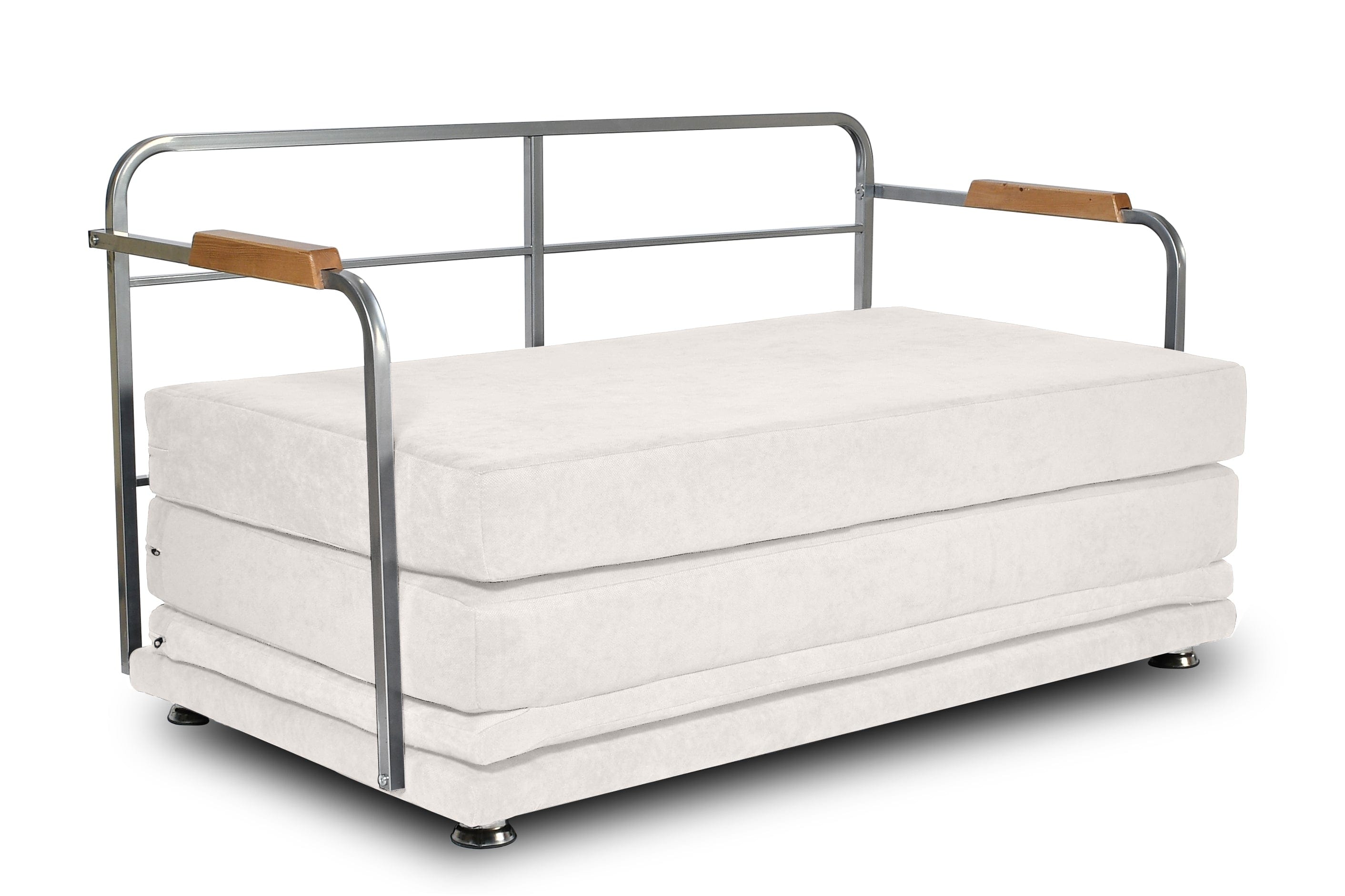 Oyo Divano Letto 2 posti in tessuto Cushion Crema