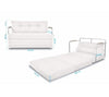 Oyo Divano Letto 2 posti in tessuto Cushion Crema