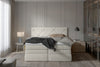 Letto Boxspring con contenitore Lungolo Avorio (1)