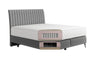 Letto Boxspring in tessuto Blanks Sola / Lukso (9)