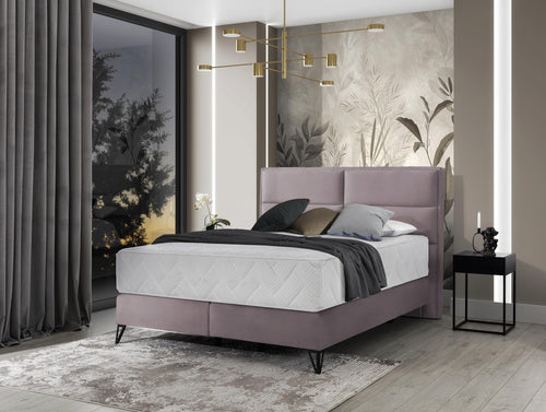 Letto Boxspring in tessuto Safro & ELTMPL-BED-SAFIRO-BOXSPRING-LOCO