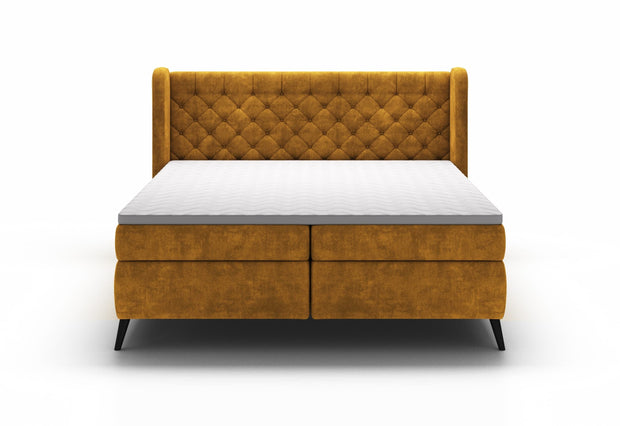 Letto Boxspring Madino Giallo (8)