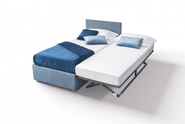 Letto estraibile in tessuto Gelsomis Blu (4) & LCMFIT-PAT-GELSOMINO-PUSH