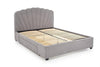 Letto imbottito con 1 cassetto Gabrielanis Grigio (3)