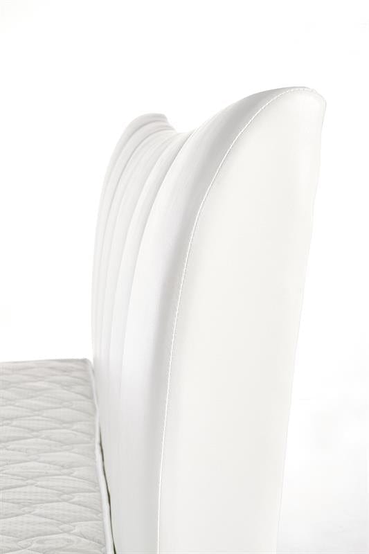 Letto matrimoniale in ecopelle Sandyaris Bianco (8)
