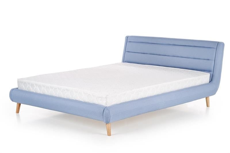 Letto matrimoniale in tessuto Elance Blu (1)