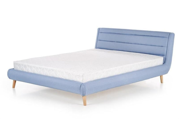 Letto matrimoniale in tessuto Elance Blu (1)