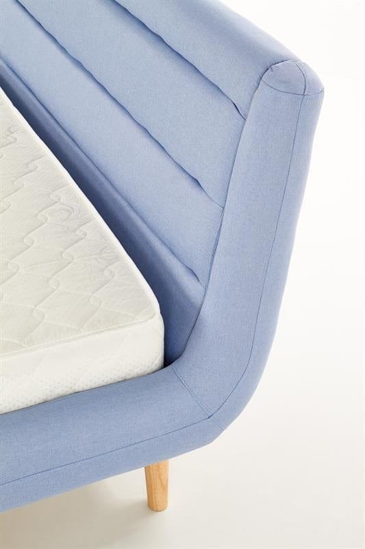 Letto matrimoniale in tessuto Elance Blu (5)